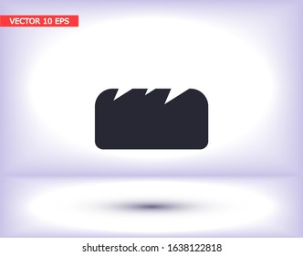 Vector icon bread 10 EPScoffee icon, vector best flat icon, EPS . Lorem Ipsum Illustration design