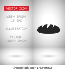 Vector icon bread 10 EPScoffee icon, vector best flat icon, EPS . Lorem Ipsum Illustration design