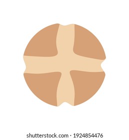 icono de vector, icono de pan en fondo blanco