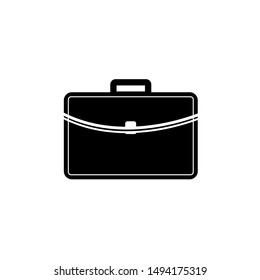 Vector icon of a briefcase. Bag symbol icon for work tool containers