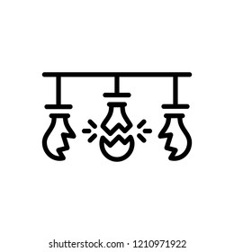 Vector icon for broken