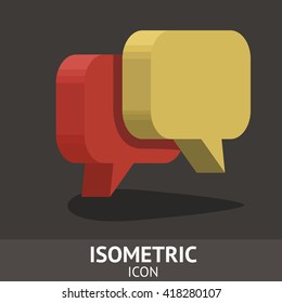 Vector icon bubbles