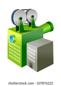 vector icon building