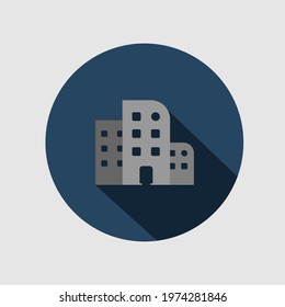 Vector icon of the building