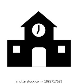 Vector icon of building flat  simple design for graphics, logos, websites, social media, UI, mobile apps, EPS10
