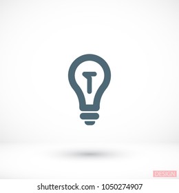 Vector icon bulb 10 EPS