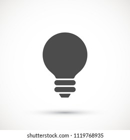 Vector icon bulb 10 EPS