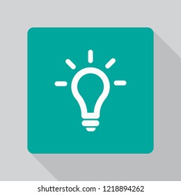 Vector icon bulb 10 EPS