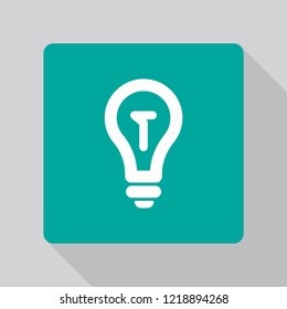 Vector icon bulb 10 EPS