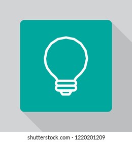 Vector icon bulb 10 EPS