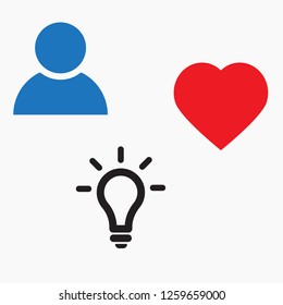 Vector icon bulb 10 EPS