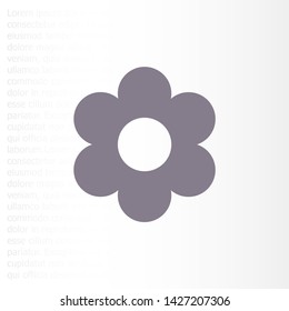 Vector icon bulb 10 EPS . Lorem Ipsum Illustration design