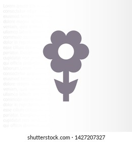 Vector icon bulb 10 EPS . Lorem Ipsum Illustration design