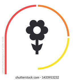 Vector icon bulb 10 EPS . Lorem Ipsum Illustration design