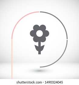 Vector icon bulb 10 EPS . Lorem Ipsum Illustration design