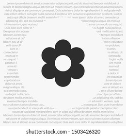 Vector icon bulb 10 EPS . Lorem Ipsum Illustration design
