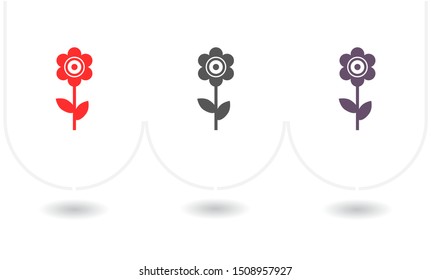 Vector icon bulb 10 EPS . Lorem Ipsum Illustration design
