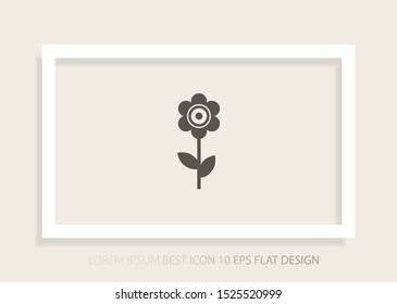 Vector icon bulb 10 EPS . Lorem Ipsum Illustration design
