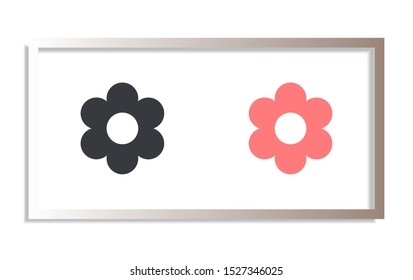 Vector icon bulb 10 EPS . Lorem Ipsum Illustration design