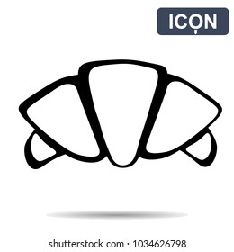 Vector icon. Bun on a white background.