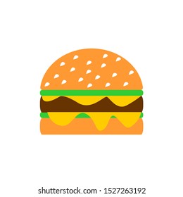 Vector icon burger, isolated on a white background