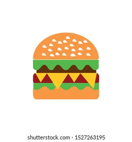 Vector icon burger, isolated on a white background