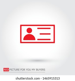 vector icon business card . Lorem Ipsum Illustration design