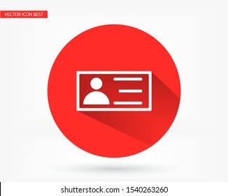vector icon business card . Lorem Ipsum Illustration design