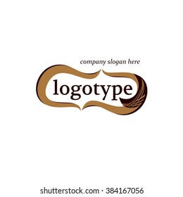 Vector of  icon. Business icon for the company. This concept logo label or badge for furniture shops /salons / confectionery / coffee shop. Other companies. Vector illustration.
