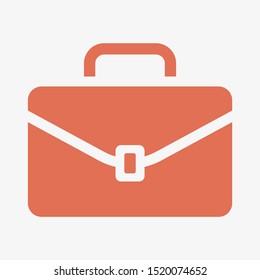Вriefcase vector icon, Business concept, Case icon, Portfolio illustration