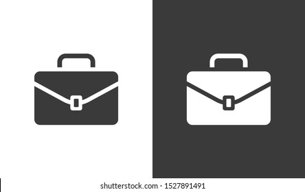 Вriefcase vector icon, Business concept, Case icon, Portfolio illustration