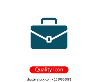 Вriefcase vector icon, Business concept, Case icon, Portfolio illustration