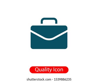 Вriefcase vector icon, Business concept, Case icon, Portfolio illustration
