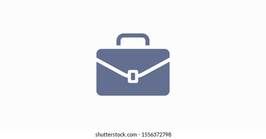 Вriefcase vector icon, Business concept, Case icon, Portfolio illustration
