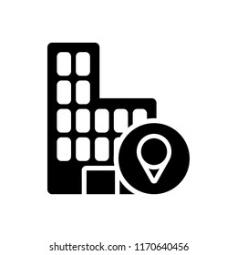 Vector icon for business  location