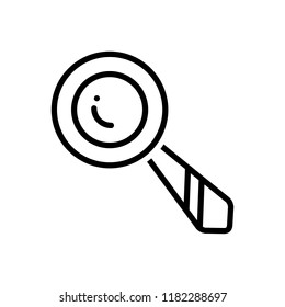 Vector icon for business search