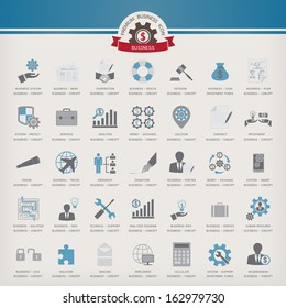 Vector Icon Business set