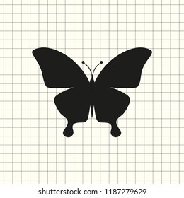 Vector icon butterfly