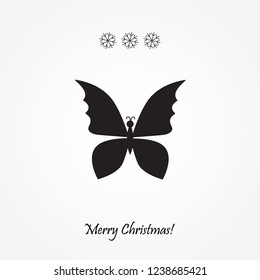 Vector icon butterfly
