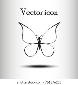 Vector icon butterfly
