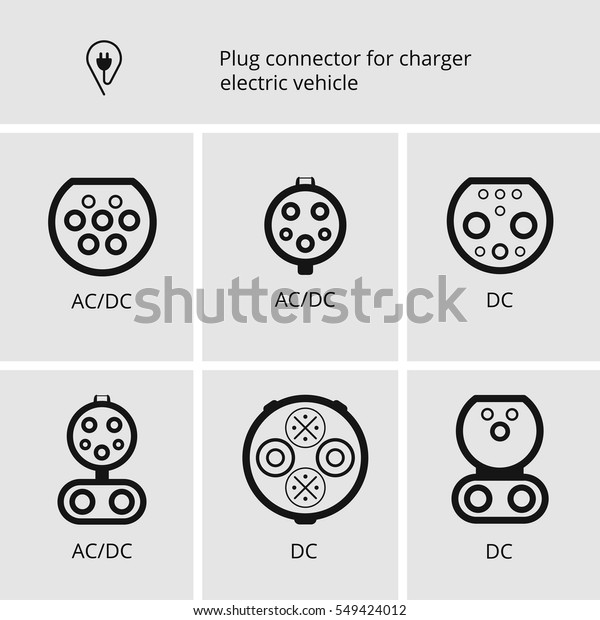 Vector Icon Cable Plug Charging Electric Stock Vector (Royalty Free ...