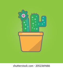 cactus de iconos vectoriales para su ilustración