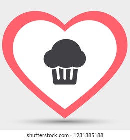 Vector icon cake 10 EPS