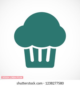 Vector icon cake 10 EPS