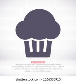 Vector icon cake 10 EPS