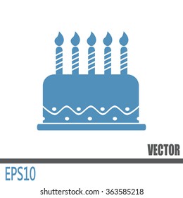 Vector icon cake