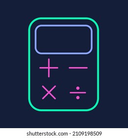 Vector icon for a calculator