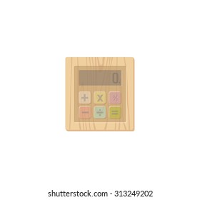 vector icon of calculator