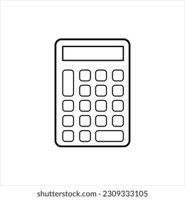vector icon calculator, savings finance, economy concept, trendy data style, for graphic design, website, UI, apps, vector illustration