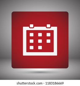 Vector icon calendar 10 EPS